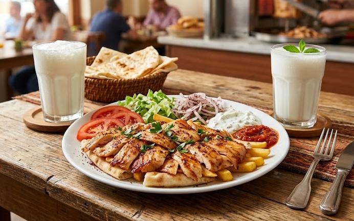 1 Kilo Tavuk Döner ve İçeceği